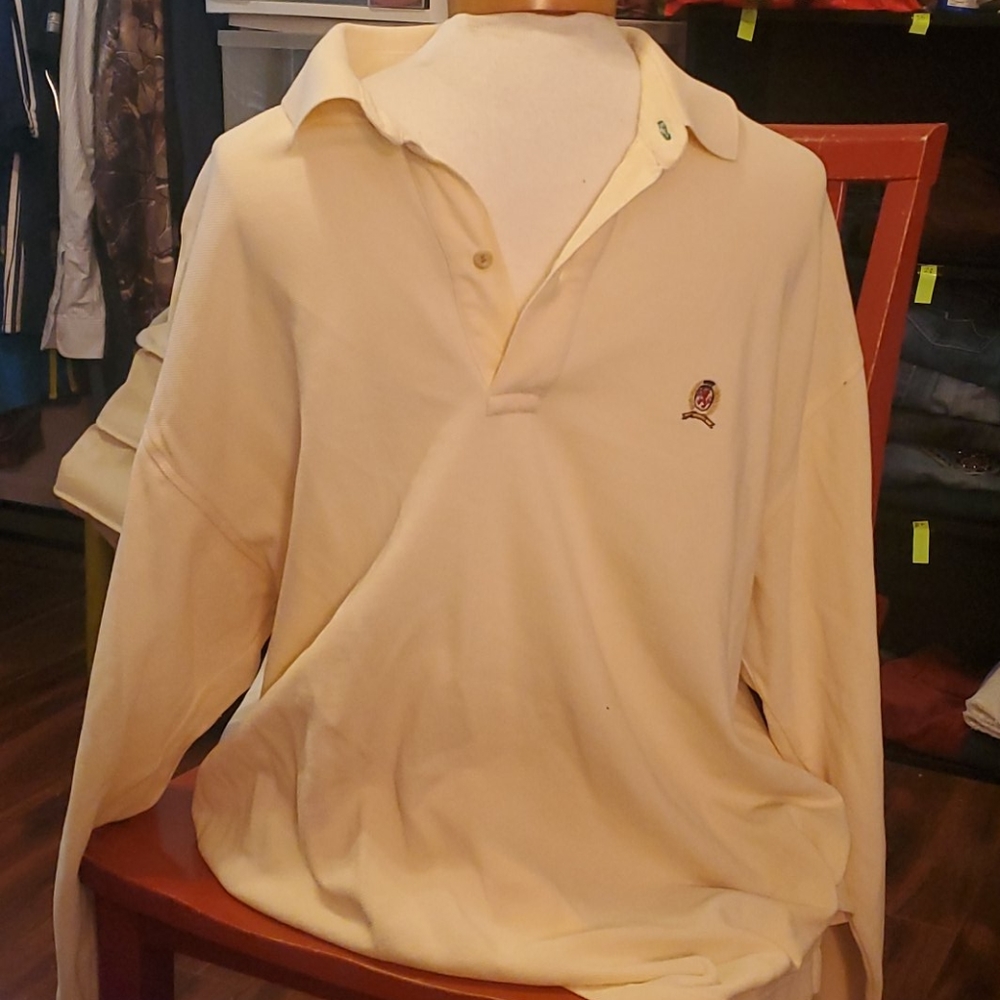Tommy Hilfiger long sleeve Polo Shirt XL